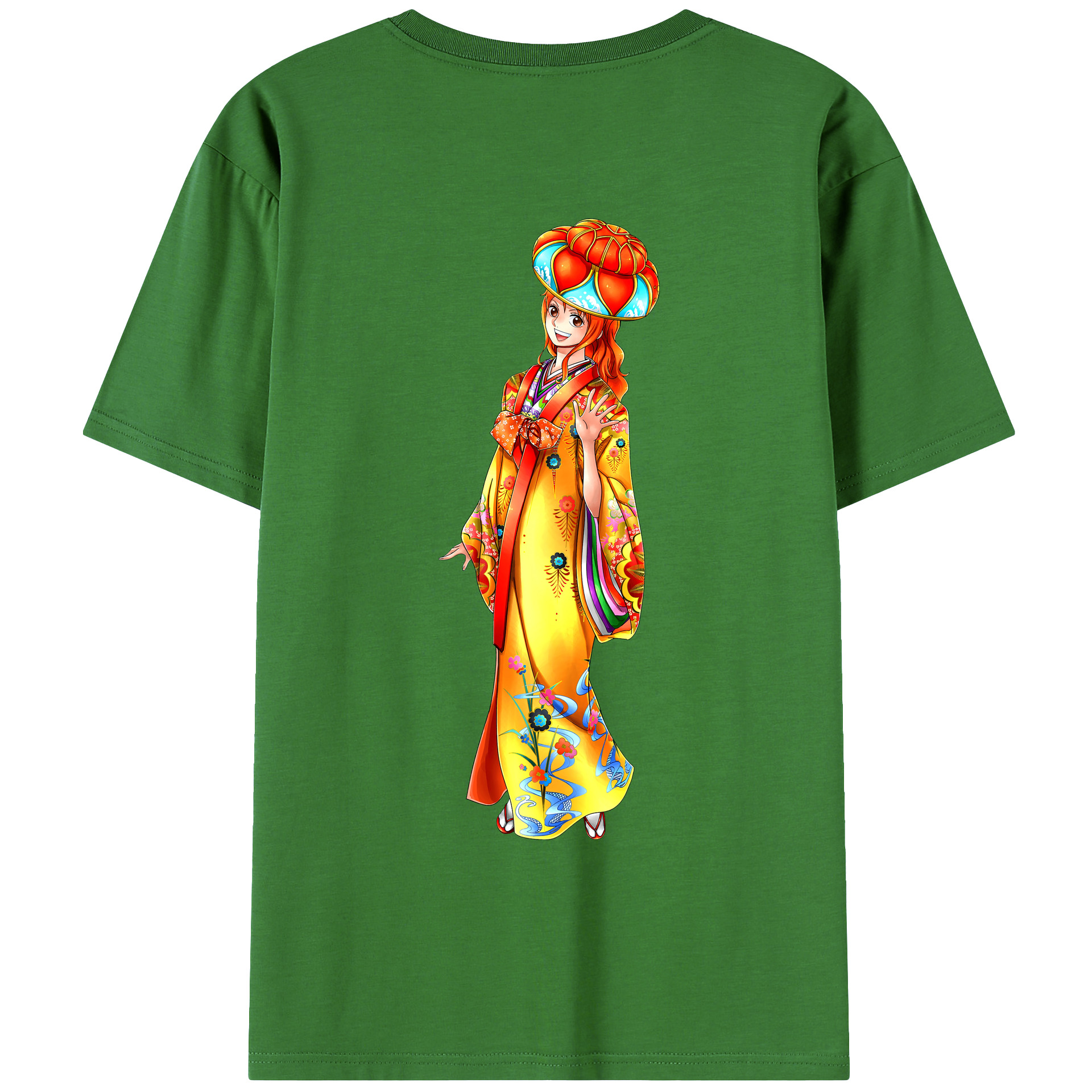 ワンピース ナミ ONE PIECE Nami レディース半袖Tシャツ(バックプリント)